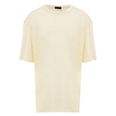 Corneliani Yellow Linen T-Shirt